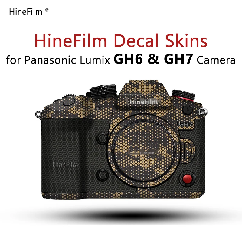 Hinefilm Skin For GH7 Camera Skin GH 7 Camera Sticker LumixGH7 Decal Skin for Panasonic GH7 Camera Protective Wrap Cover Film