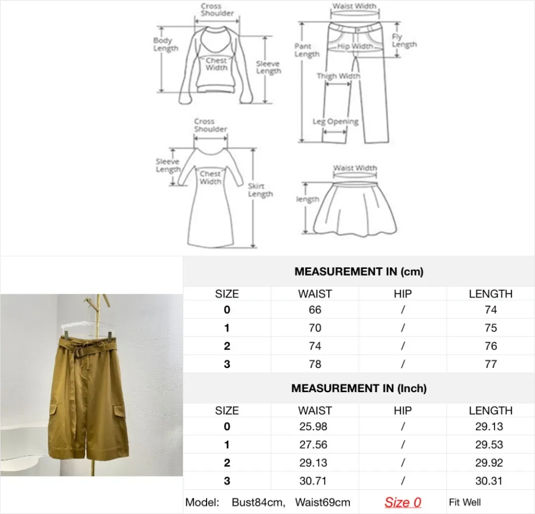 캐주얼 카키 작업복 반바지 2025 신상 여성용 내구성