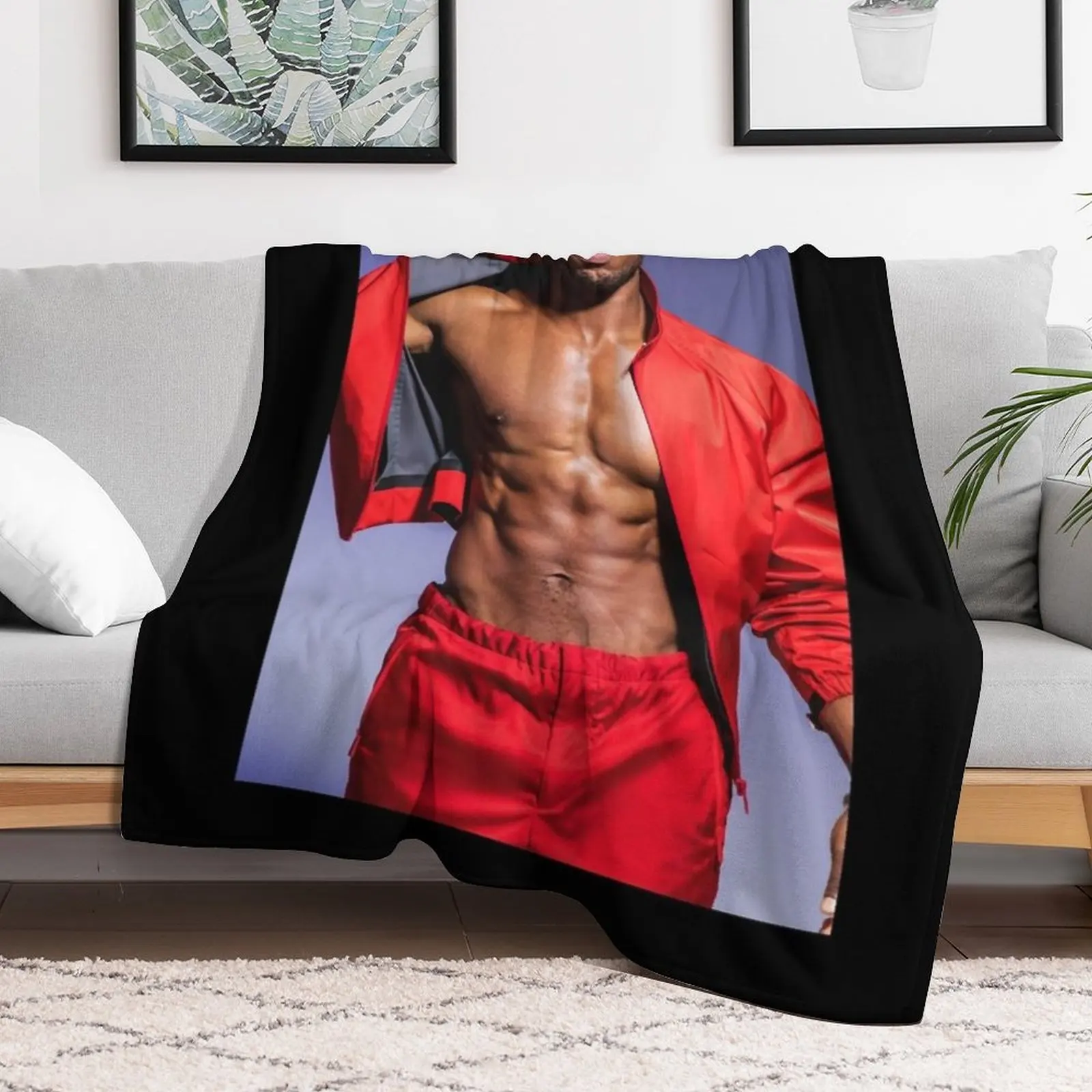 michael b jordan Throw Blanket Sofa Quilt warm winter Softest Blankets