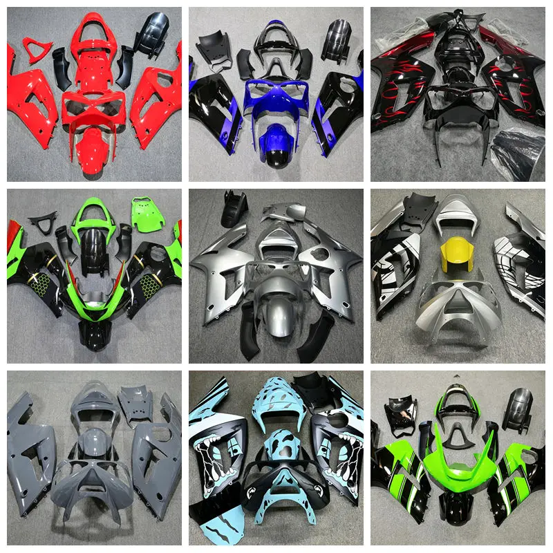 Suitable for kawasaki ZX6R, 636, 2003, 2004 motorcycles modified fairing shell parts Multicolor optional can be customized