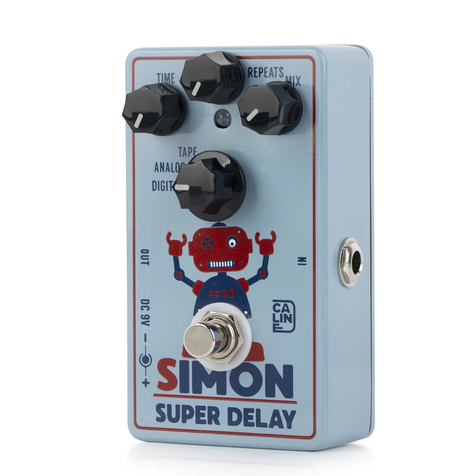 Caline CP-513 Simon Super Delay Guitar Effect Pedal with Digital, Analog and Tape options True Bypass Electric Guitar Accessory