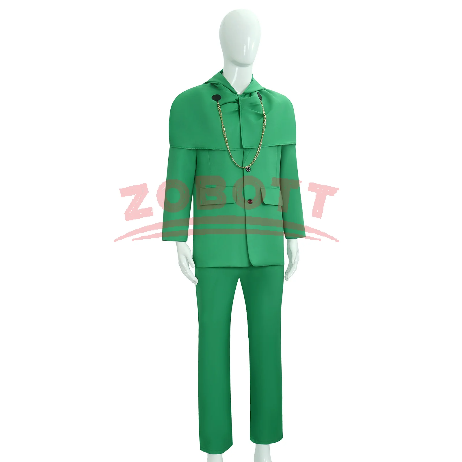 Film Doctor Doom Cosplay Kostüm Maske Erwachsene Unisex Grüne Uniform Mantel Hosen Anzug Doom Cosplay Halloween Outfit Party