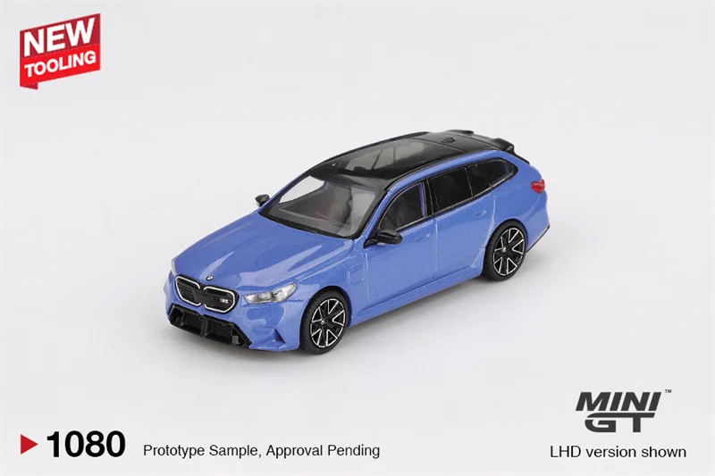 

[Предпродажа] MINI GT 1:64 M5 Touring G99 Marina Bay Blue Metallic 1080, литая под давлением модель автомобиля