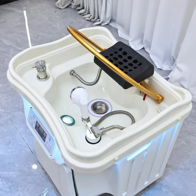 

60L Portable Scalp Spa Bucket for Commercial Spaces And Home Salons No Piping Required Ideal for Salon Equipment And Supplies 20