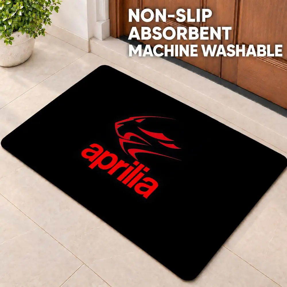 brand Aprilia Floor Mat Doormat Non-Slip Floor Mat Rug for Bathroom Kitchen Entryway Indoor Outdoor Home Decor