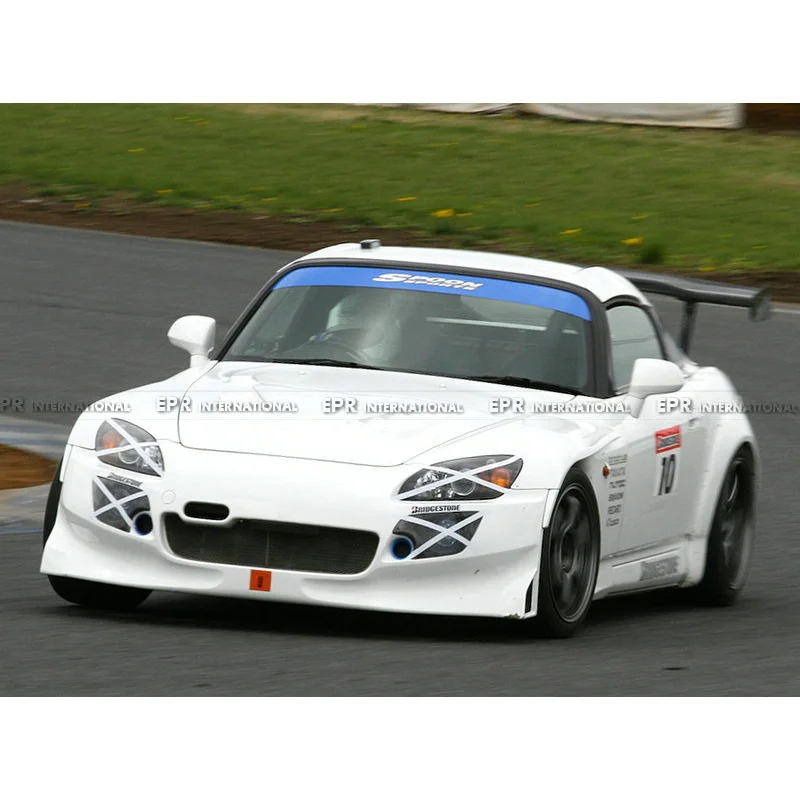 SAAR مناسبة لهوندا S2000 AP1 AP2 تعديل ملعقة نمط ألياف الراتنج مجموعة كاملة واسعة الجسم المصدات الأمامية والخلفية #4