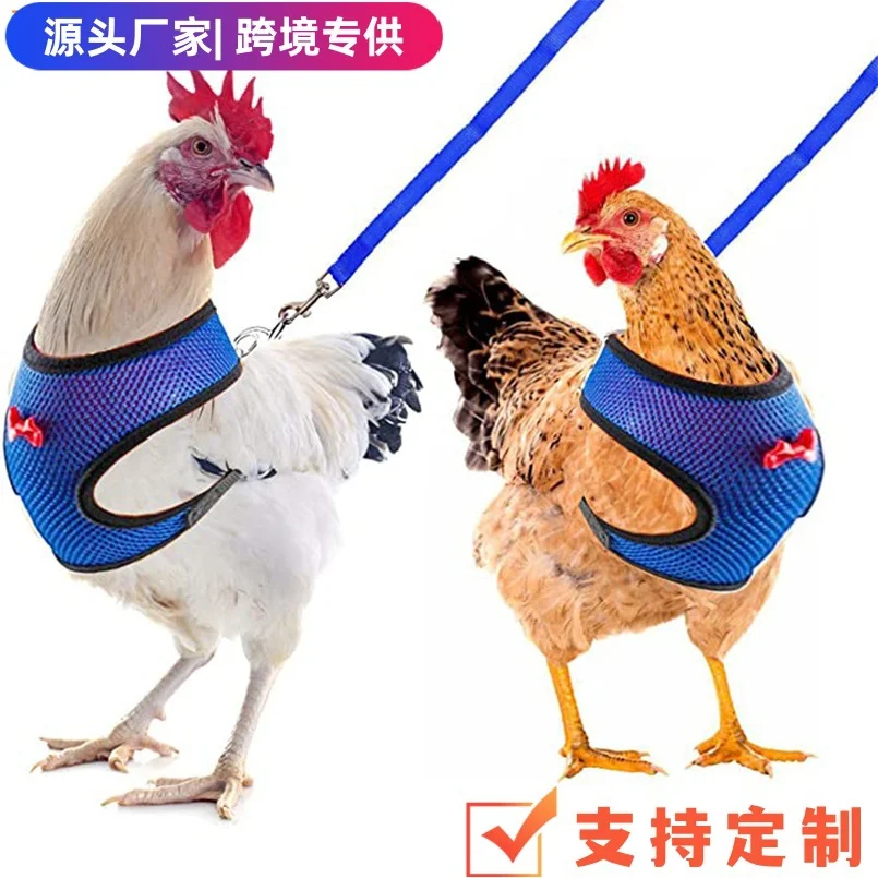 

Pet Vest Style Cat and Dog Breathable Netting Fashion Chest and Back Set with Bow Pet with Lead