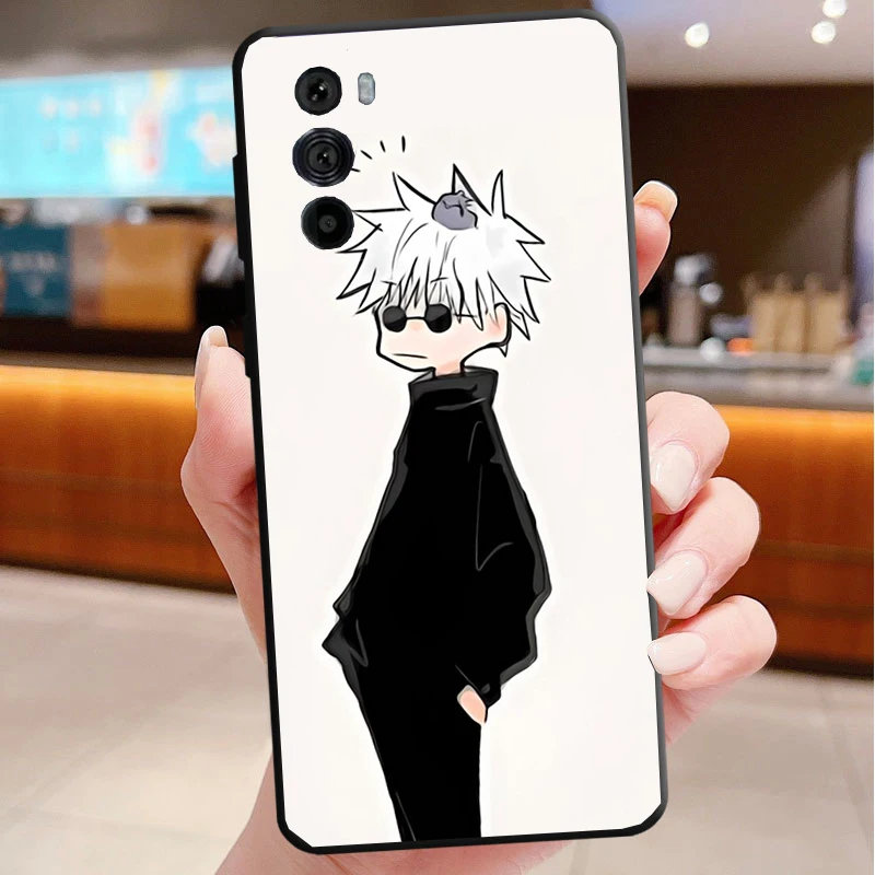 Geto and Gojo Anime Funda Phone Case For Motorola Edge 50 40 Pro 60 50 40 30 Ultra Neo Fusion Moto G Play G Stylus G Power G
