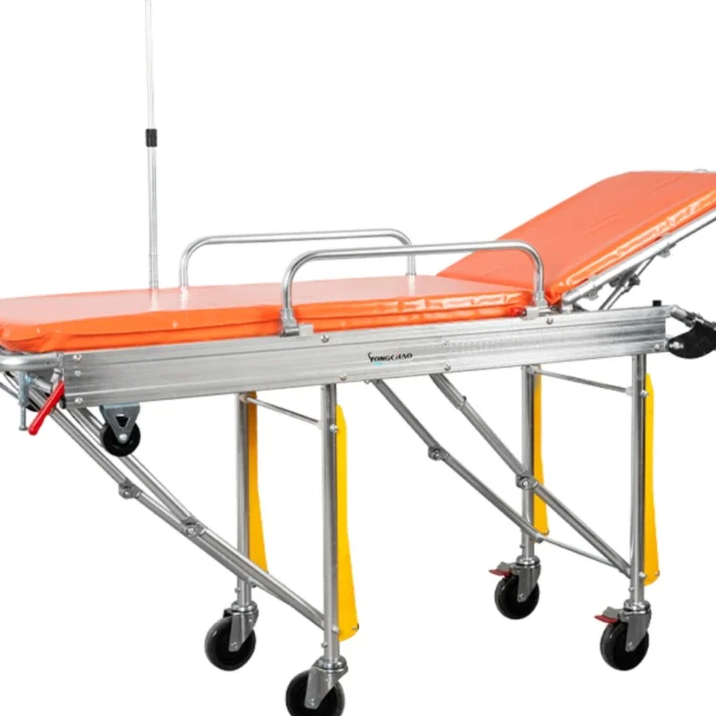 Automatic boarding stretcher, ambulance, aluminum alloy stretcher bed cart