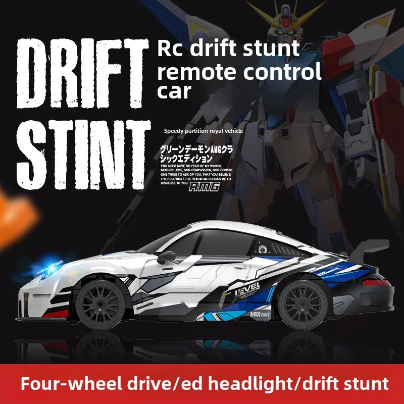 RC Drift Car 2.4GHz 1:24 Scale 4WD High Speed Remote Control Cars Four-Wheel Vehicle with LED Lights