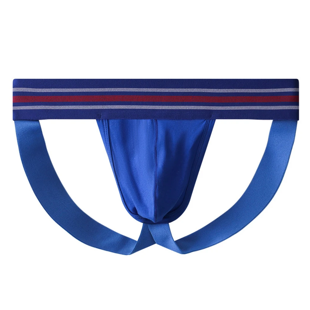 1 قطعة الرجال تنفس القطن ثونغ محدب سراويل داخلية مثير ثونغ الساخن مثلي الجنس g-سلسلة Bottomless بانتي مثير الملابس الداخلية #3
