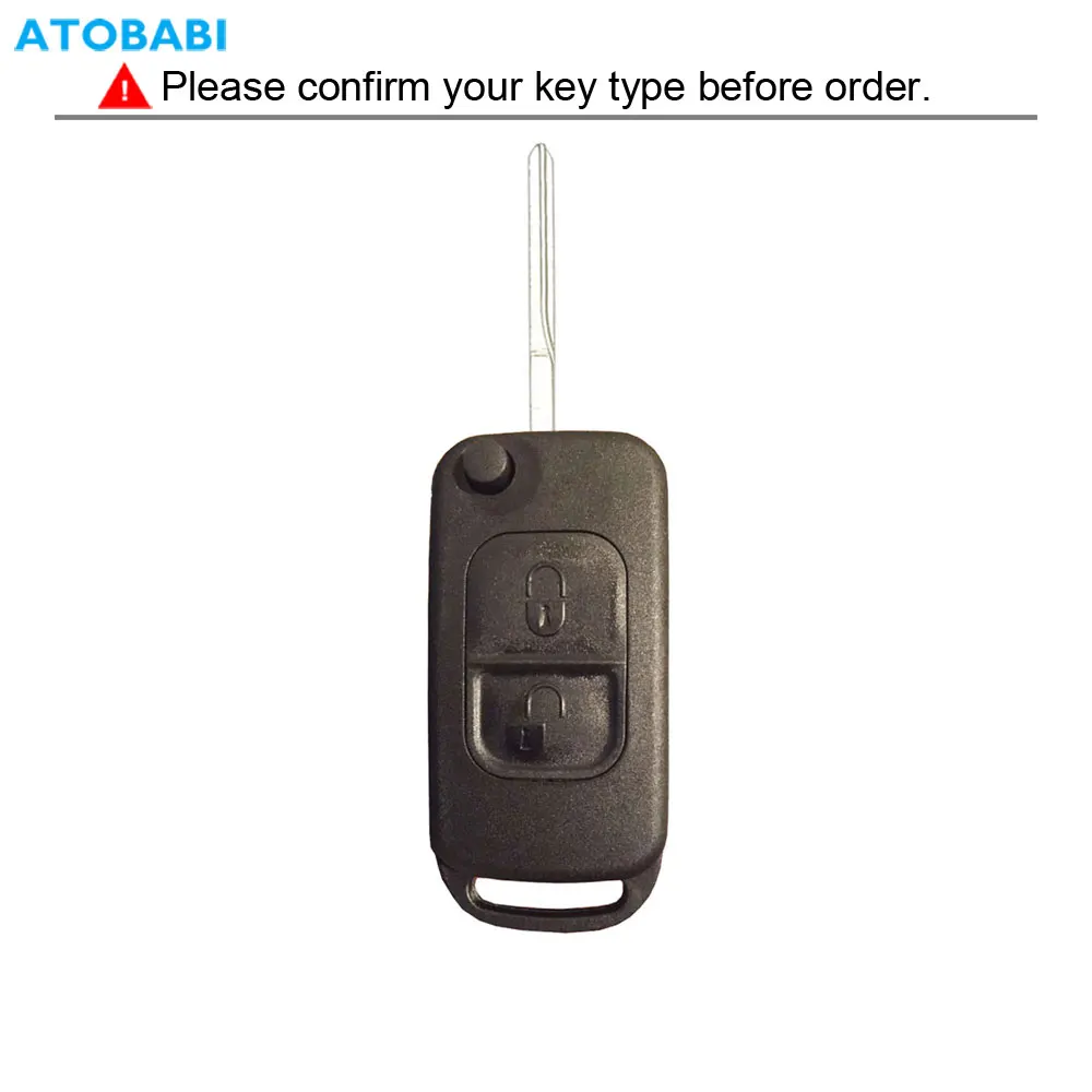 Leather Car Key Cover Flip Remote Control Fobs Case Auto Accessories For Mercedes Benz A B Klasse Class W168 W169 W245 2005 2006