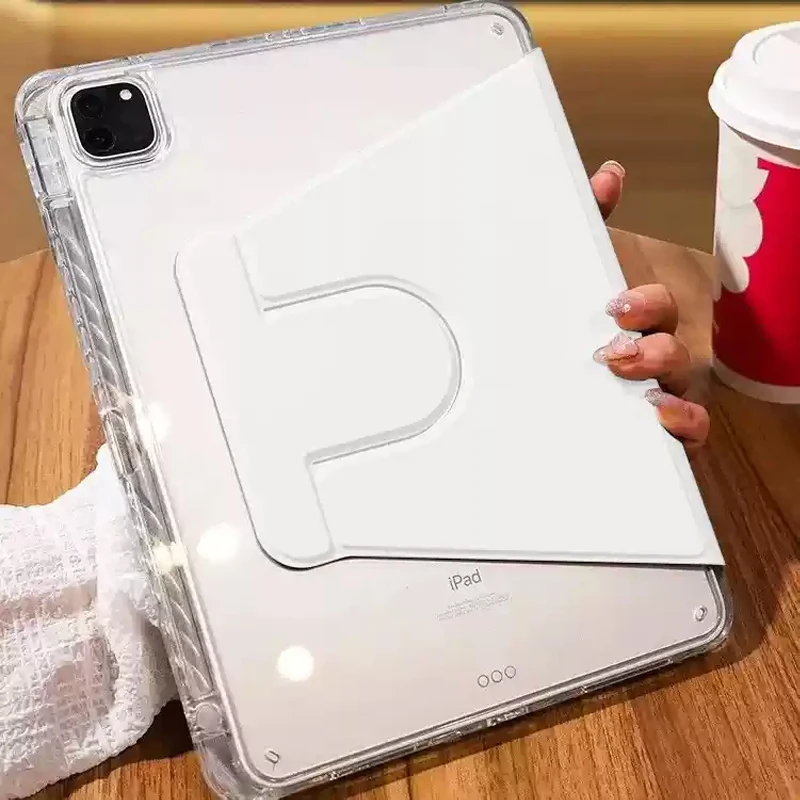 

For iPad Air 11 M3 5 4 10th 10.9 Case iPad 11th 11 Pro 11 12.9 13 M4 M5 Cover Mini 6 7 7th 8th 9th 10.2 9.7 360° Rotation Shell