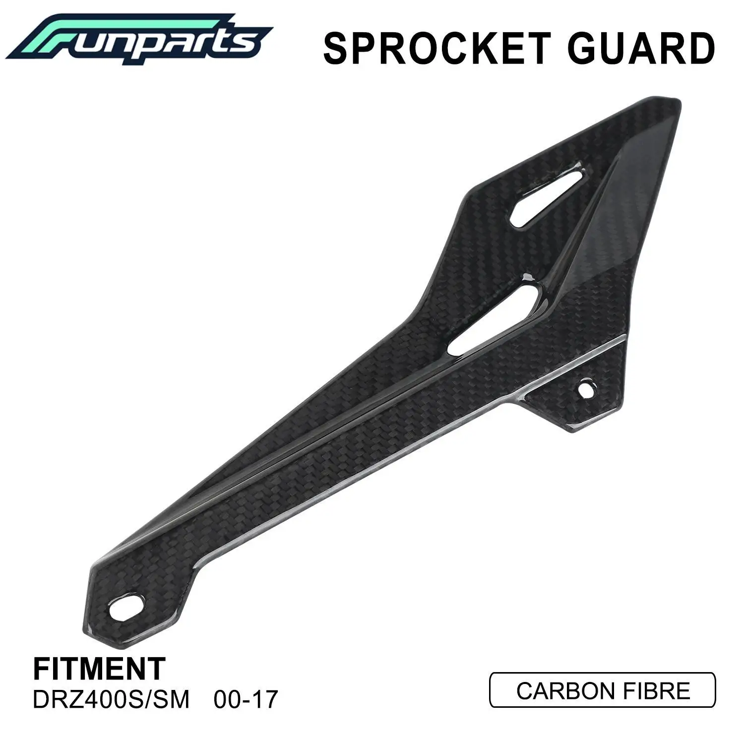 

Funparts Motorcycle Chain Guard Cover For SUZUKI DRZ400 DRZ400SM 2000-2014 2015 2016 2017 Dirt Bike Accessories Carbon Fiber