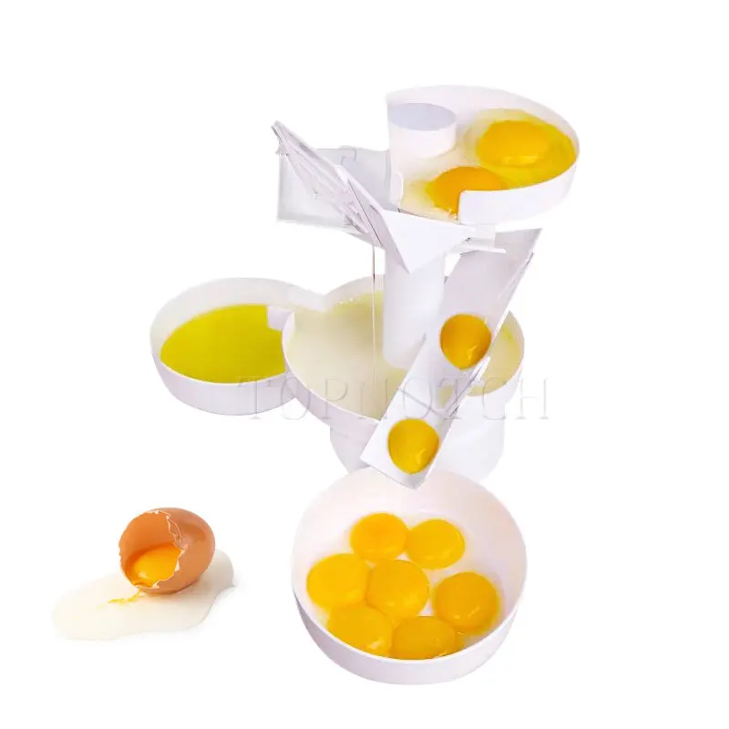 เครื่องแยกไข่ขาวสําหรับไข่เหลว เครื่องทําลายไข่และแยกไข่ด้วยตนเอง