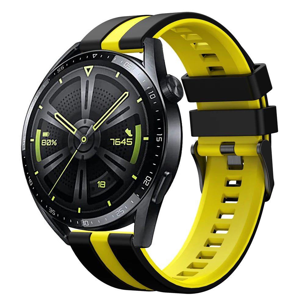 22mm 20mm Silicone Strap For HUAWEI WATCH GT 4 Pro 46mm Band GT 3 2 42mm HONOR Magic Watch 4 GS Replacement Bracelet Correa Belt