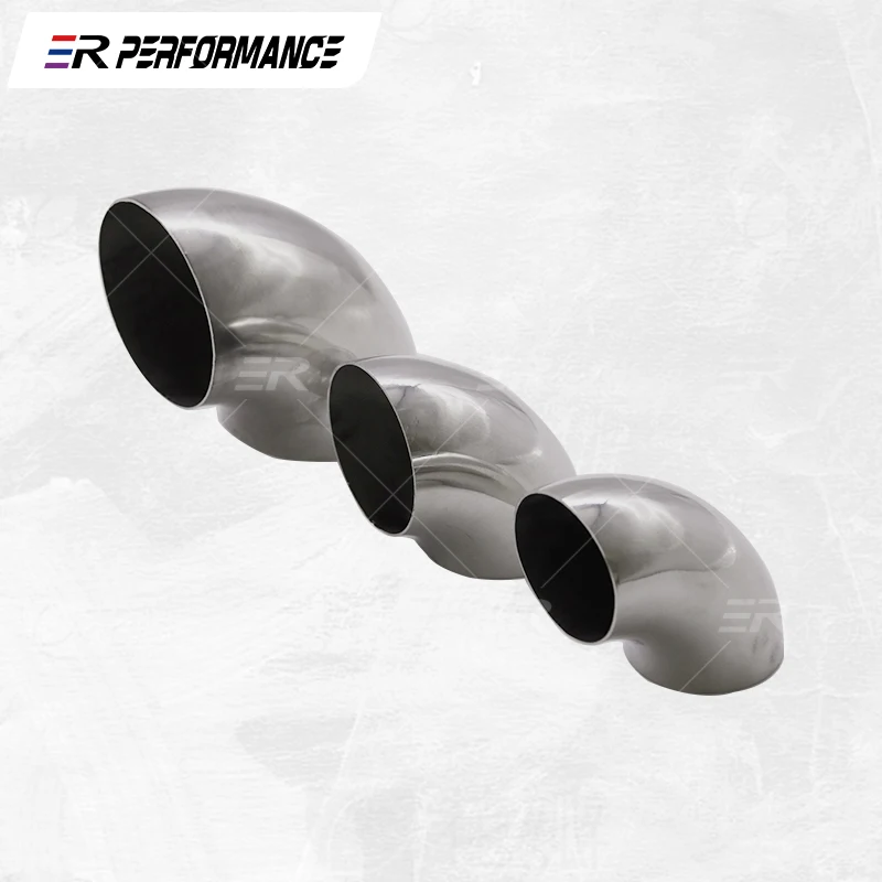 

304 Stainless Steel 90 Degree Elbow Sanitary Welding Pipe Fitting Car Motorcycle Exhaust Pipe Muffler Welded Pipe Universal