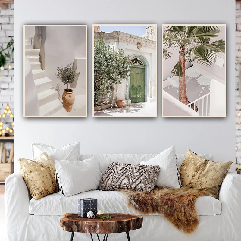 Classic Cities Ltalian Greek Architecture Bohemian Nature Photography Art Poster Canvas Paintings Wall Art Pictures Home Decor