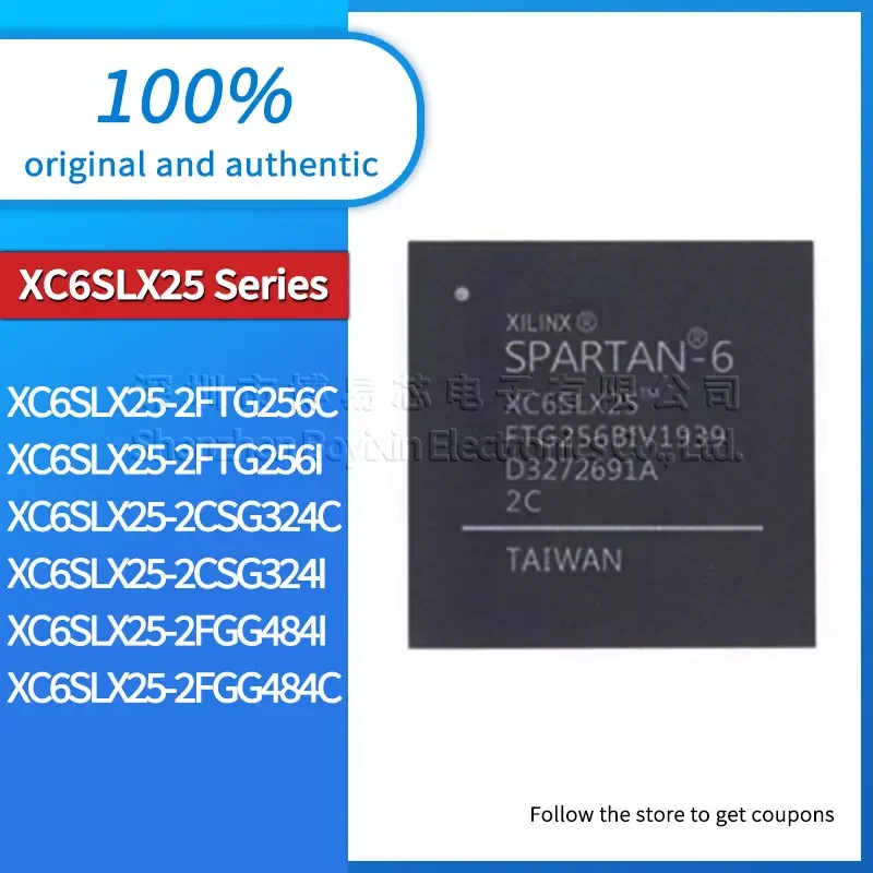 Original genuine XC6SLX25-2FGG484C XC6SLX25-2FGG484I XC6SLX25-2CSG324I XC6SLX25-2CSG324C XC6SLX25-2FTG256I XC6SLX25-2FTG256C