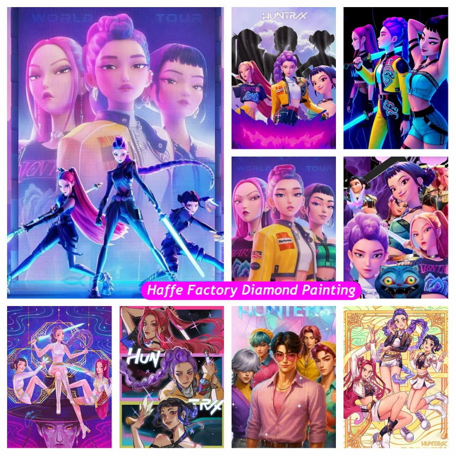 Diamond Patterns That Bring Life to Your Walls: My Journey with the KPop Demon-Hunters 5D DIY Diamond Painting