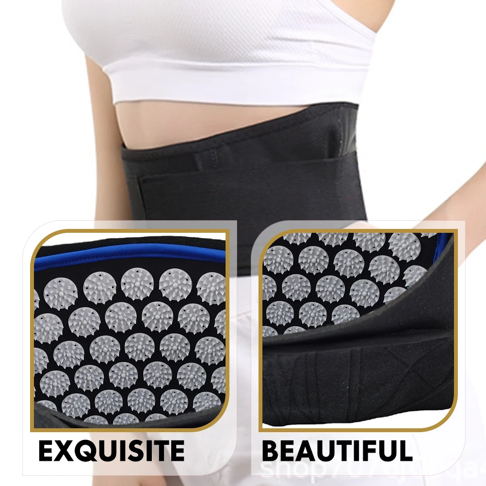 

Massage Belt Waist Acupressure Pain Relief Portable Massager Abs Plastic Lumbar Strain Tool Massaging Tool Back Relaxer