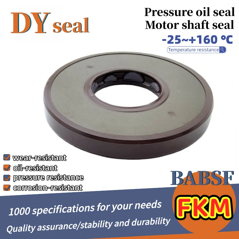 FKM 20*47*6mm BABSL1SF Skeleton Oil Seal  Pressure Resistant Shaft Seal  Construction Machinery Excavator Rubber Seal