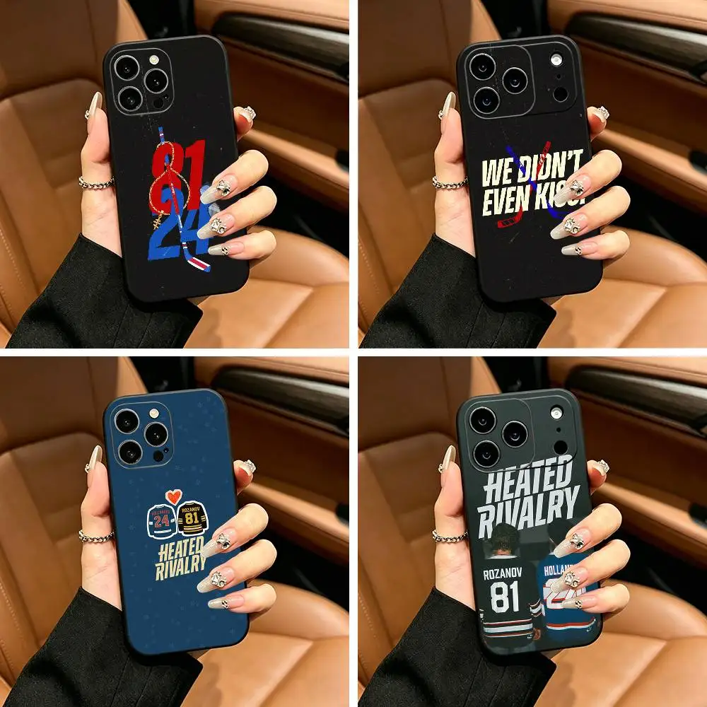 

Hockey Romance- Heated Rivalry Phone Case For iPhone 17,16,15,14,13,12,11 Pro Max,16/15/14Plus,XS Soft Black Cover