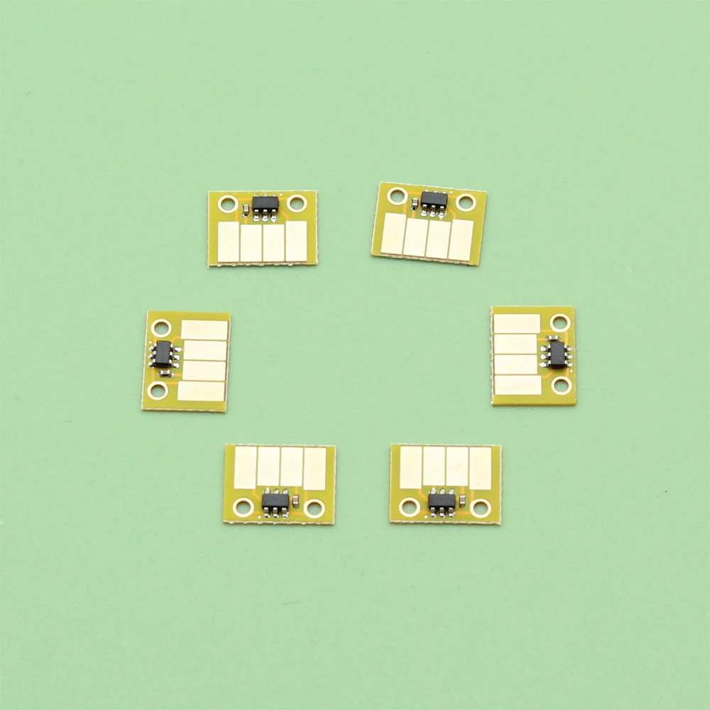 6pcs/lot Chip for HP 72 Ink Cartridge Auto Reset Chip for HP Designjet T610 T620 T770 T790 T1100 T1200 T1120 T1300 T2300 printer