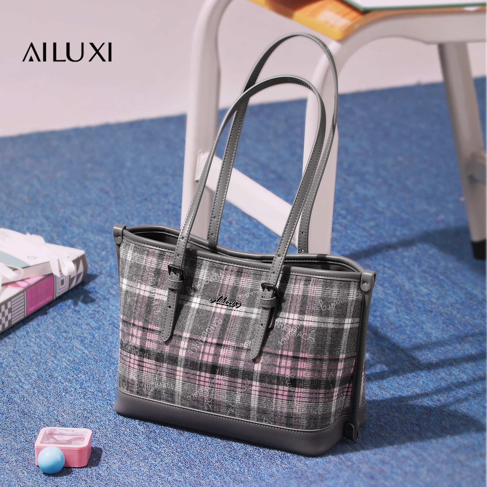 AILUXI Large Capacity Tote Bag Casual Commuting Original Shoulder Bag Luxury Fashion Handbag Adjustable Strap Christmas Gift