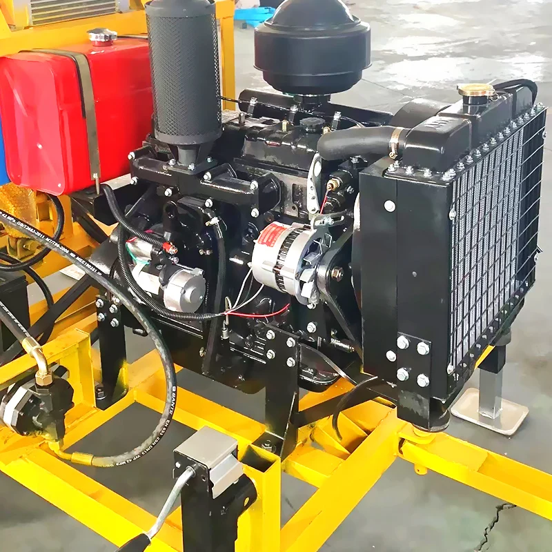 Customized Manufacture Customized 60hp Diesel Homemade Shallow 200m 300m Rock Borehole Drinking Water Well Drilling Machine