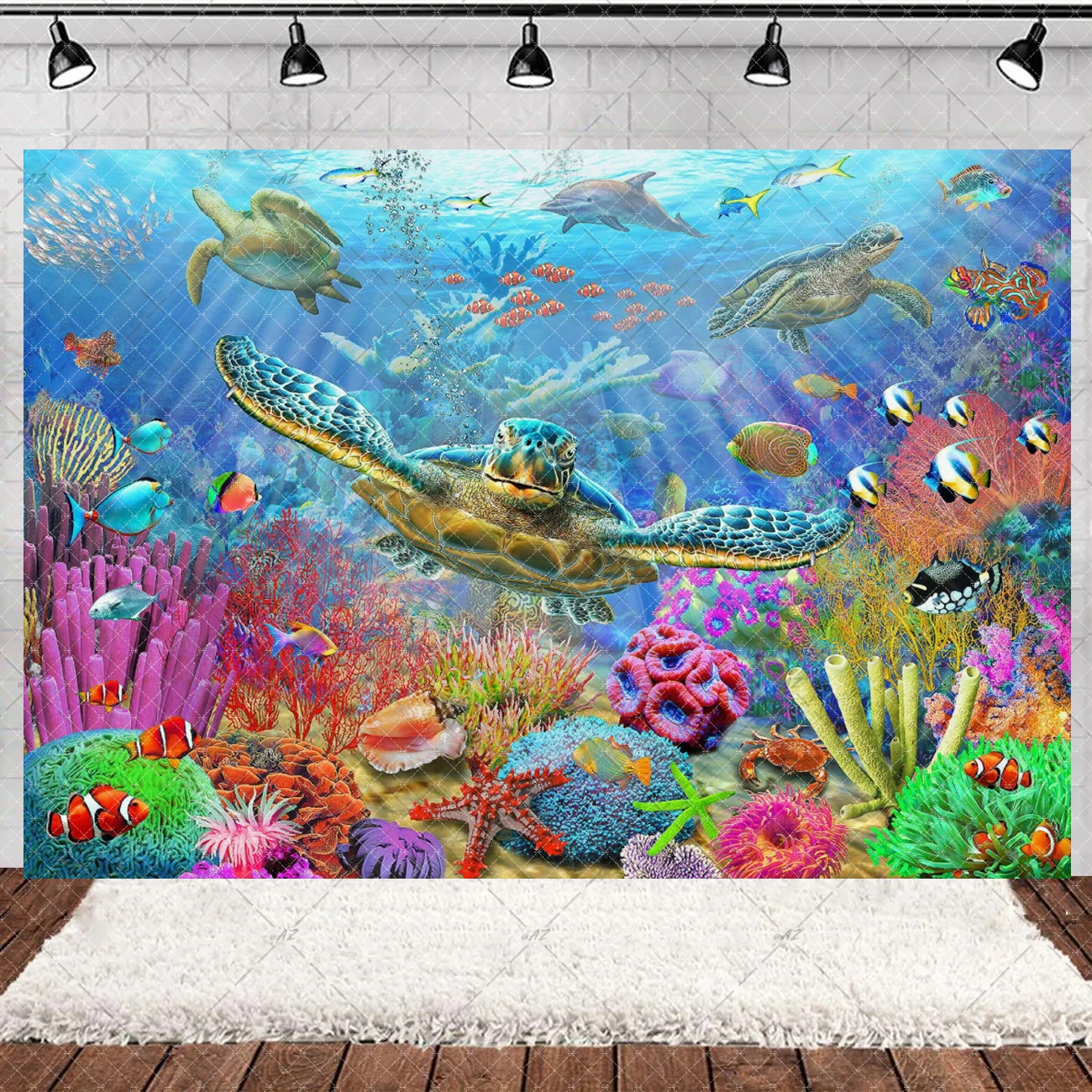 Decoraciones para fiesta de cu - Marine Coral reseña y precio