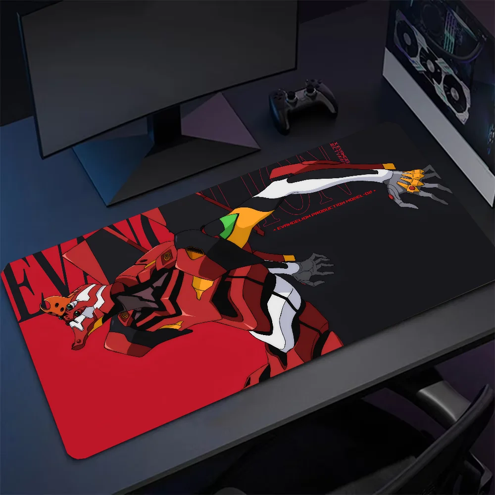 Game Anime E-Evangelion Mousepad Large Gaming Mouse Pad LockEdge Thickened Computer Keyboard Table Desk Mat