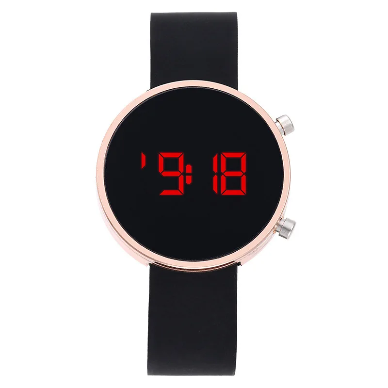 Reloj Digital deportivo para hombre y Mujer, pulsera electrónica de silicona con LED, Simple e informal, a la moda