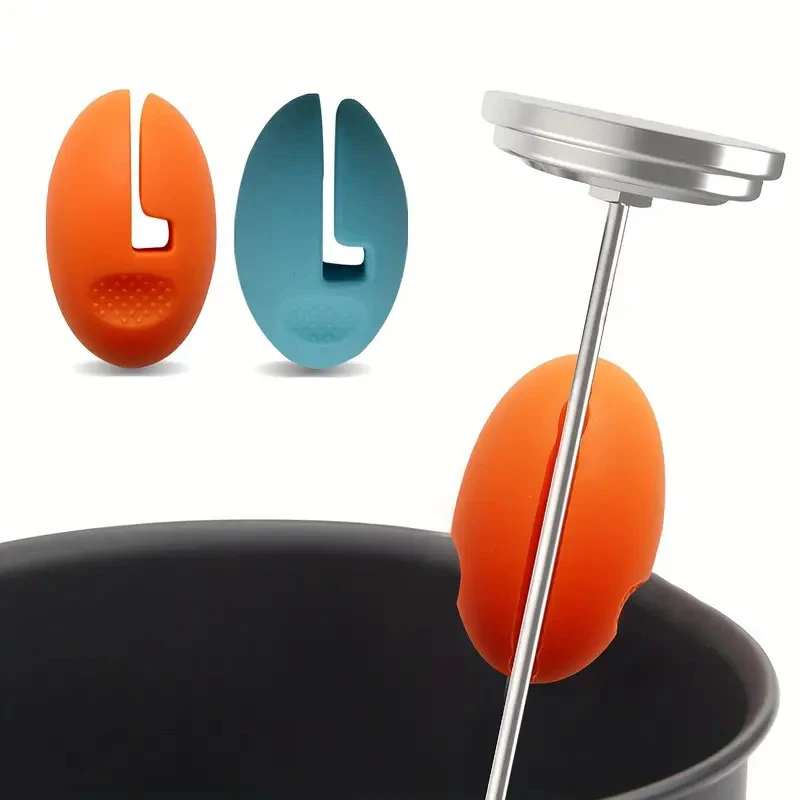 

Силиконовый держатель, фиксированный зажим для зонда для приготовления кастрюли, конфет, температурный зонд, зажим для кастрюли, держатель, кухонные гаджеты