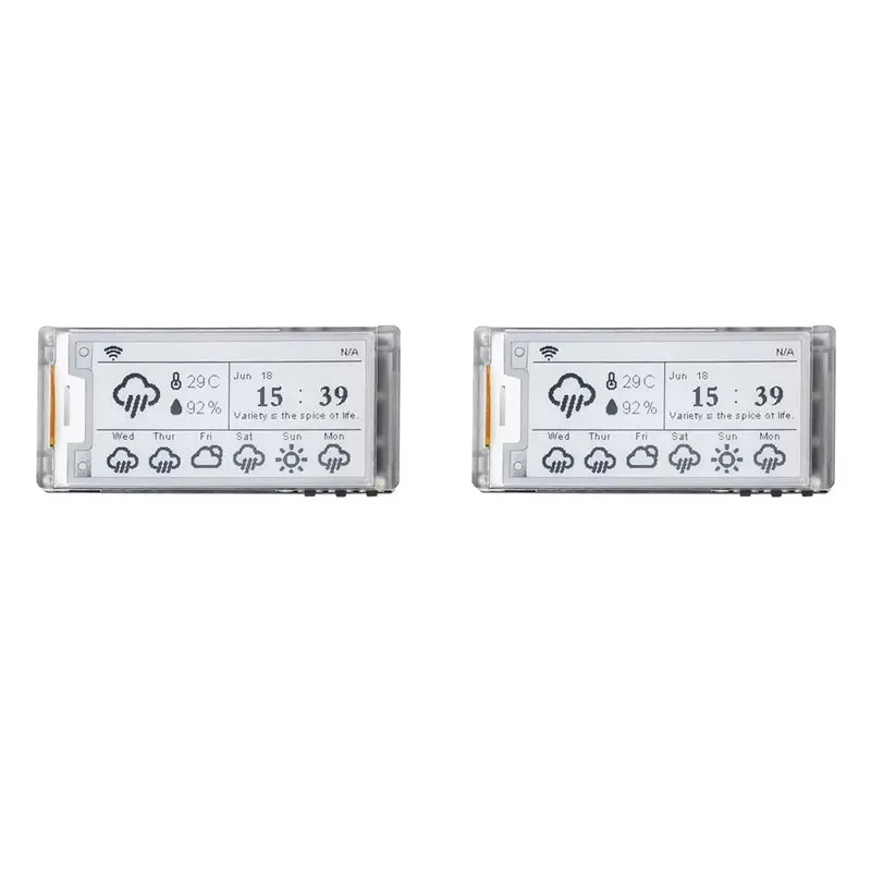 

2X 868Mhz Vision Master E213 Meshtastic 2.13-дюймовый черно-белый E-Ink Lora ESP32 E-Paper монитор