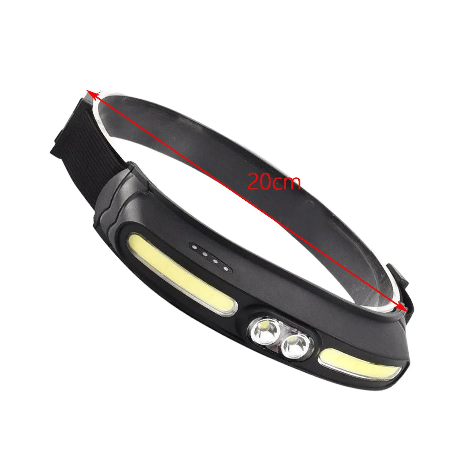 

LED Headlamp Waterproof Illumination Elastic Headband Floodlight USB