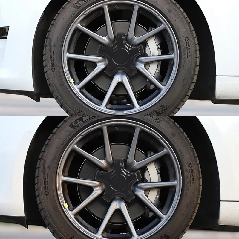 Five-claw Hub Cover, Wheel Center Hub Cover, Protective Cover, Car Modification Parts Are Suitable For Tesla Model 3