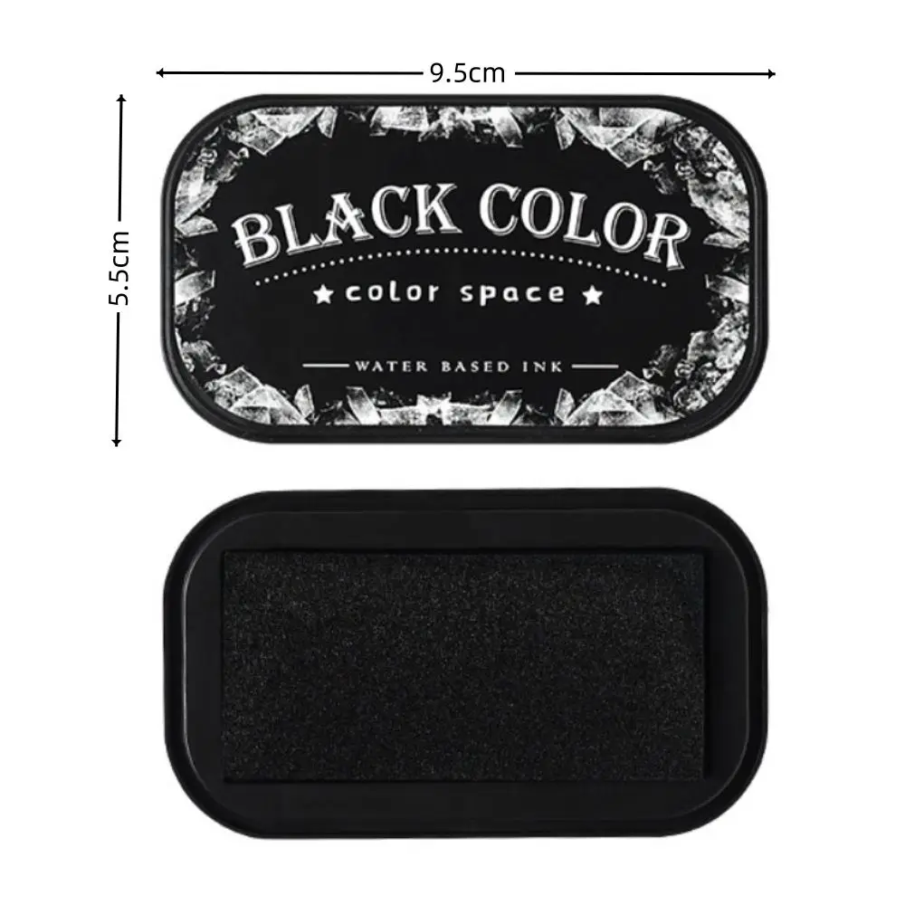 Portable Colorful Water Based Ink Pad High Density Easy to Use Sponge Inkpad Quick Drying Student Supplies Scrapbook Supplies
