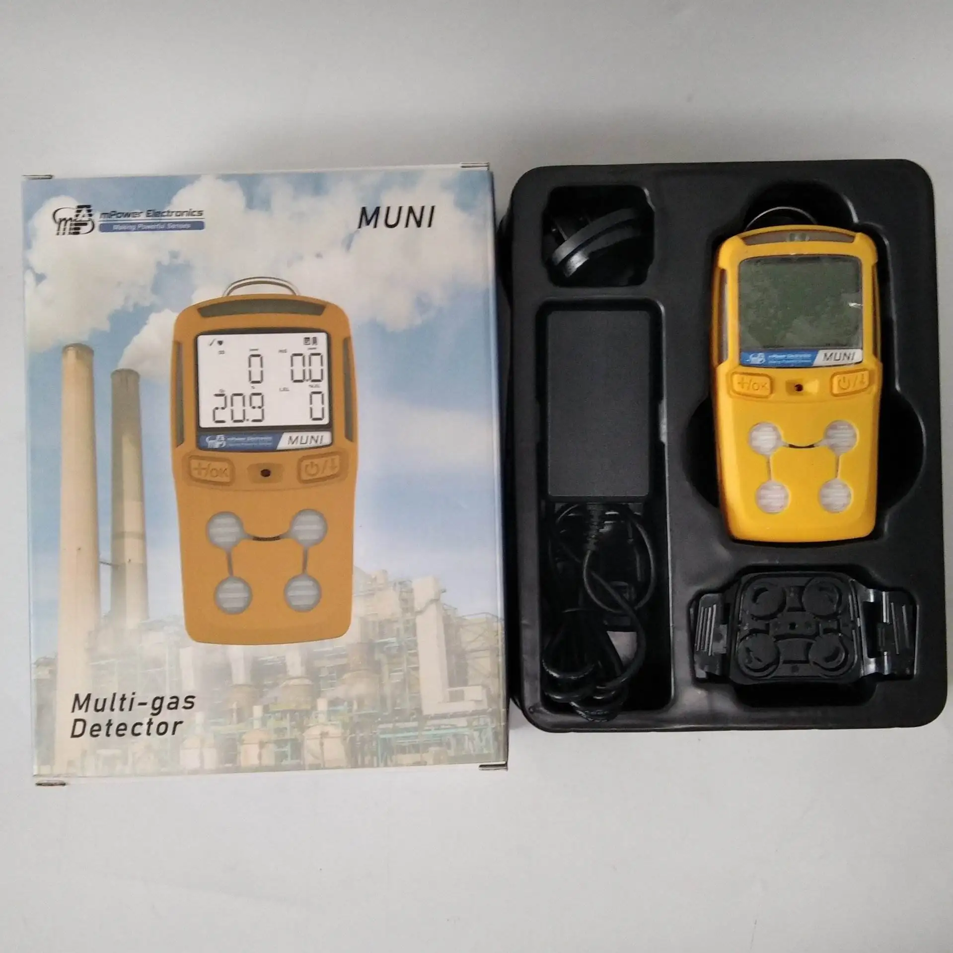MP420 휴대용 4가스 감지기 알람 핸드헬드 디지털 산업용 O2 H2S CO LEL 다중 가스 분석기 누출 감지기