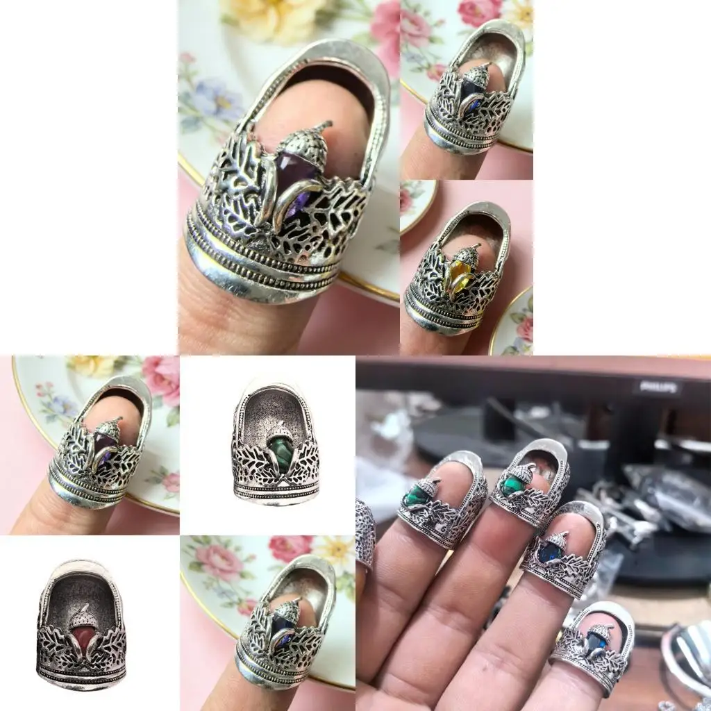 62KD Open Cap Thimble Suitable for Leather Work and Art Projects