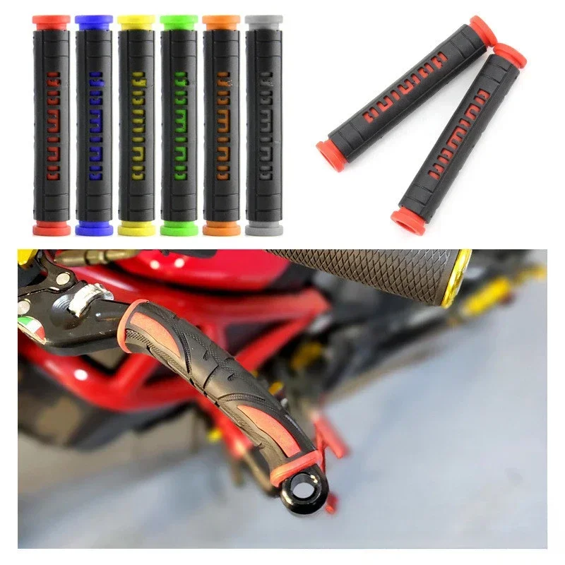 2 قطعة دراجة نارية مطاطية صديقة للبيئة دواسة فرامل رافعة غطاء المقود القبضات دراجة نارية مقبض الحرس لياماها KTM هوندا