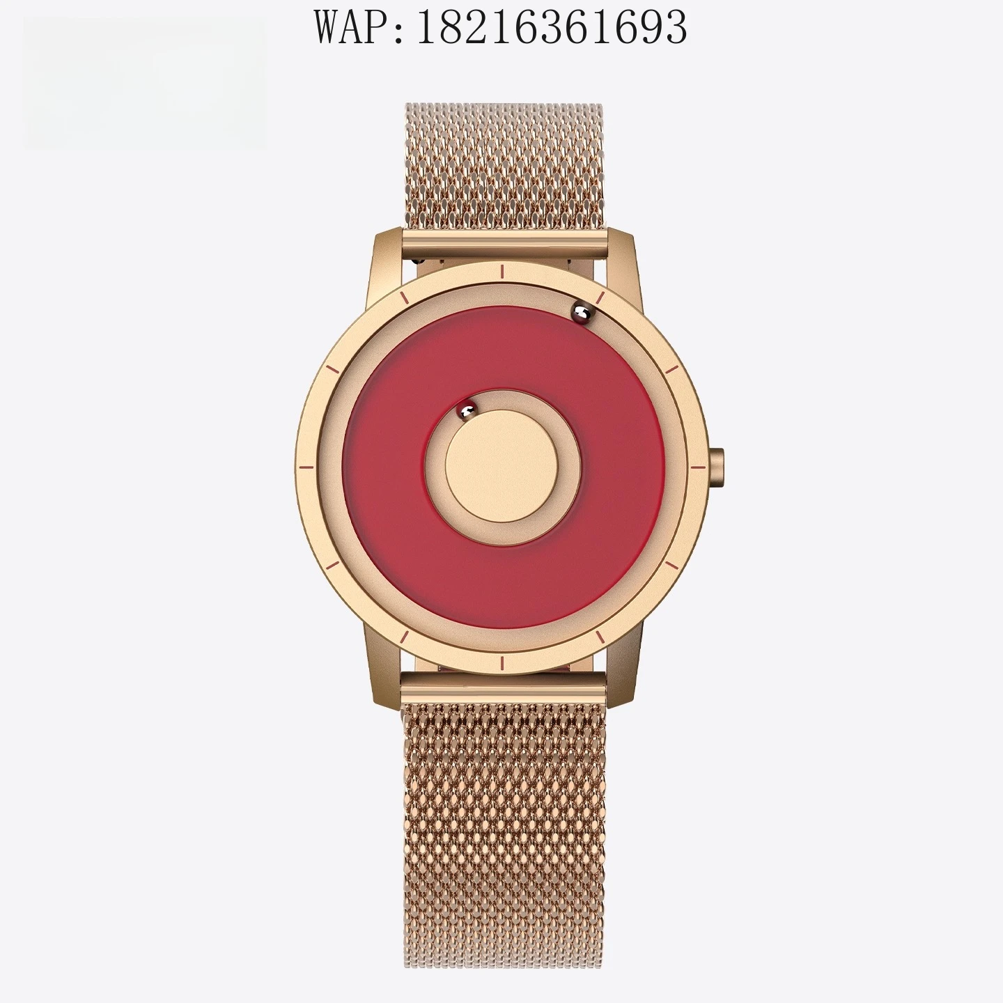 l'orologio-da-donna-in-resina-di-giada-rossa-e-semplice-e-versatile-perline-sospese-magneticamente-non-hanno-lancette