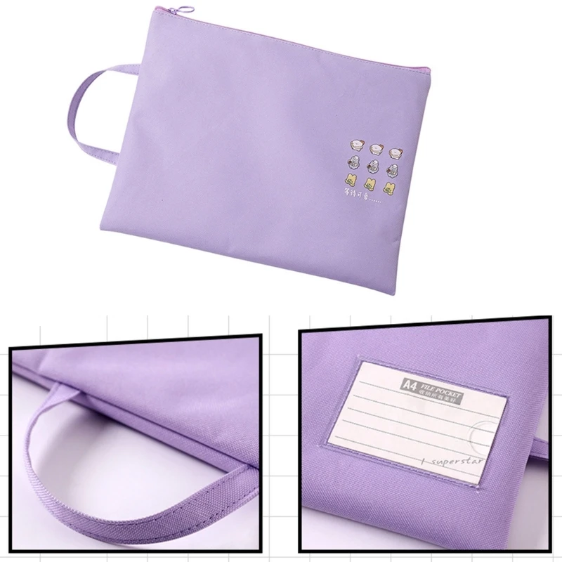 Borse per documenti borsa per documenti A4-Size cartella per File di grande capacità materiale scolastico per ufficio