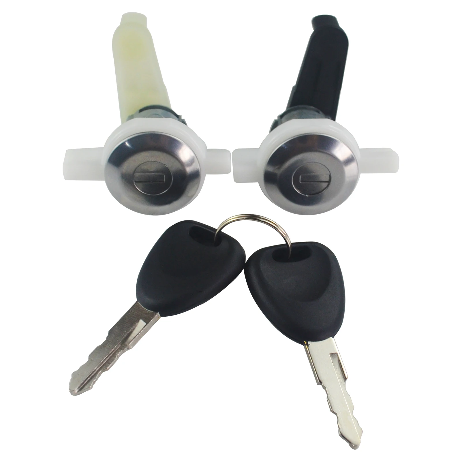 1 Pair Door Lock Barrel Cylinder with 2 Key For Renault Megane Classic Scenic 1995-2003 7701468981