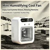 Ventilateur de refroidissement portable populaire pour dortoir avec humidification par brume fine, mini climatiseur de bureau mobile, économie d'énergie pour chambre à coucher 1