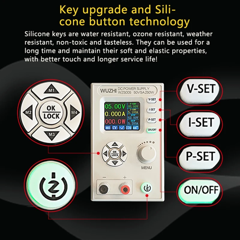Well Made-WZ5005 Power Module Adjustable Regulated Laboratory Variable Power Supply Communication
