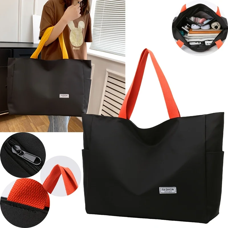 

Ladies Luxury Travel Companion Bag Spacious Hand Luggage with Multiple Compartments Durable Nylon for Fitness Yoga