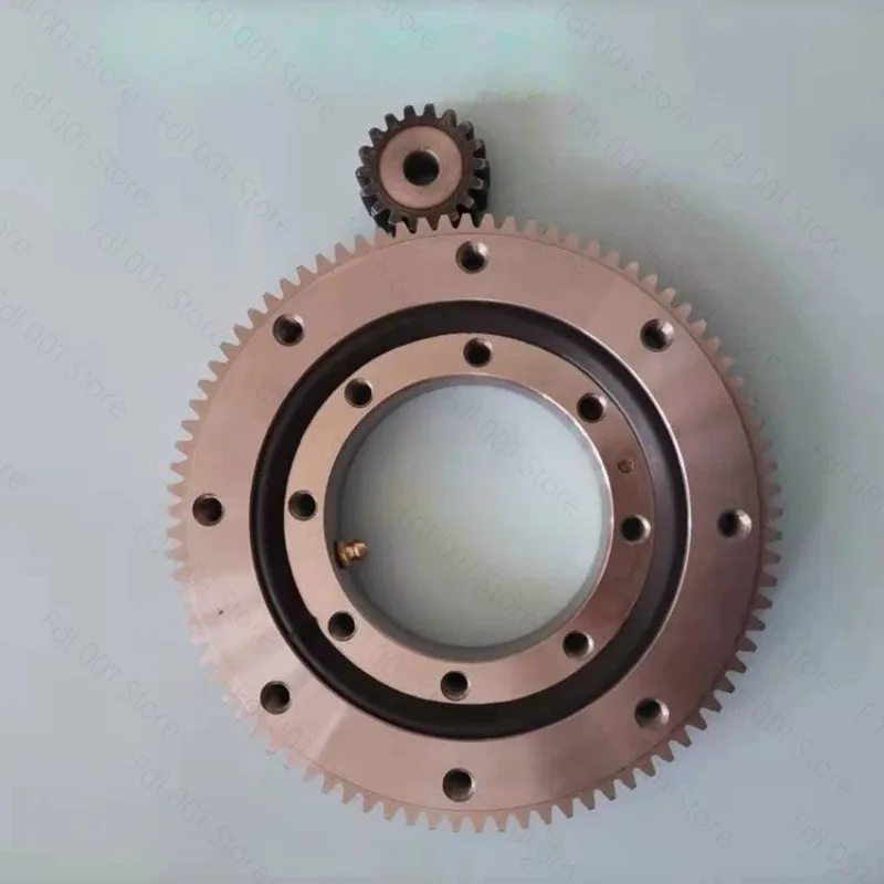 External tooth slewing bearing, small turntable rotating support