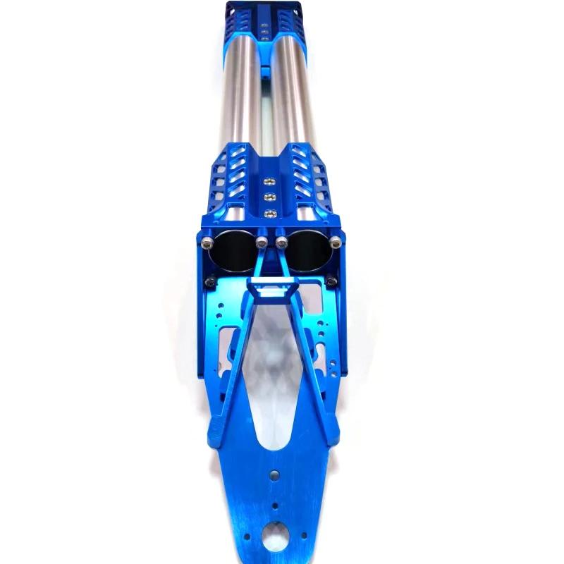 Blue silver black OEM high quality numerical control carbon handlebar anodized handlebar lever clamp jet ski