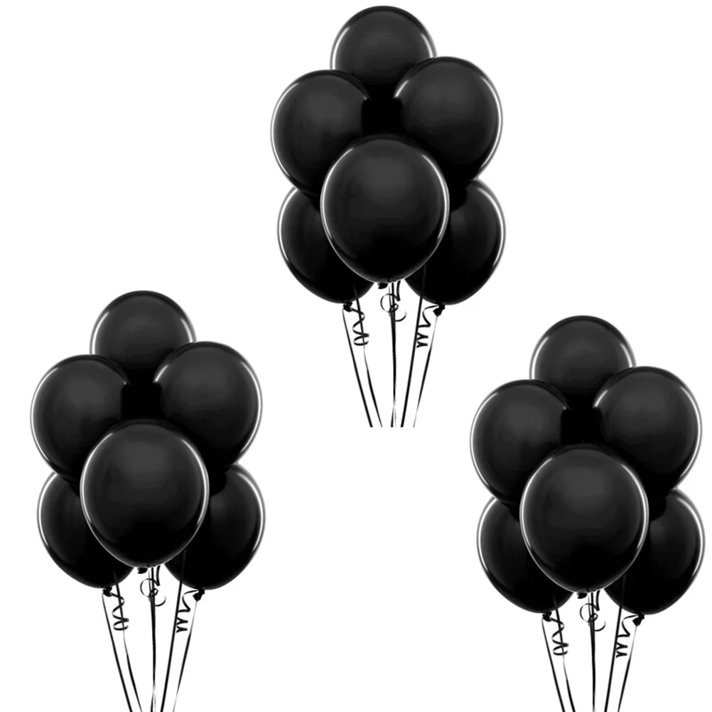 

50Pcs Pearl Luster Latex Balloons White Black Classic Colors for Wedding Birthday Party Festival Decorations Balloon